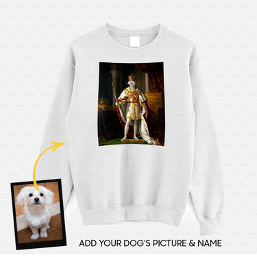 Personalized Dog Gift Idea - Royal Dog's Portrait 55 For Dog Lovers - Standard Crew Neck Sweatshirt